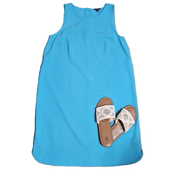 Ann Taylor Shirttail Hem Sleeveless Dress NWT - Picture 7 of 16